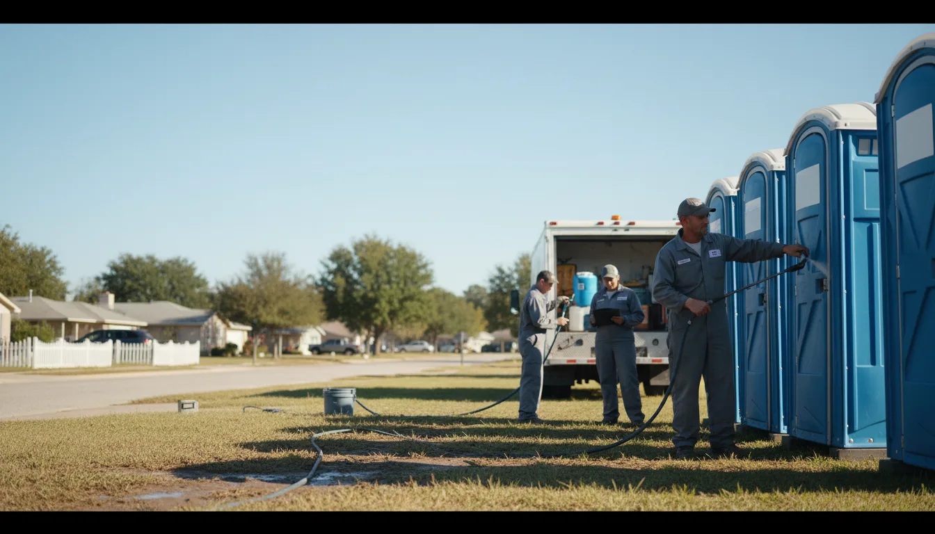 Long-Term Portable Toilet Rental in Louvale, GA near me